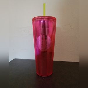 Pink Starbucks tumbler